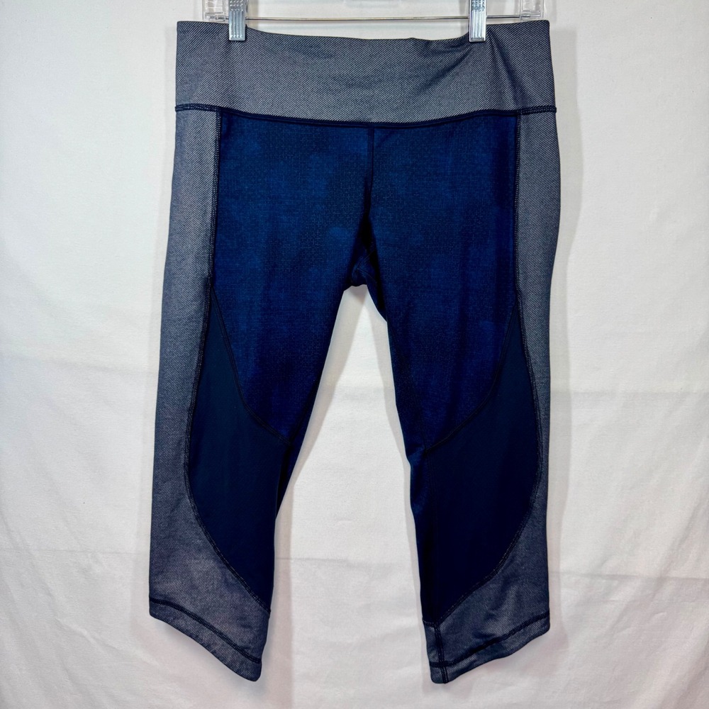 Women's Blue and Gray Leggings